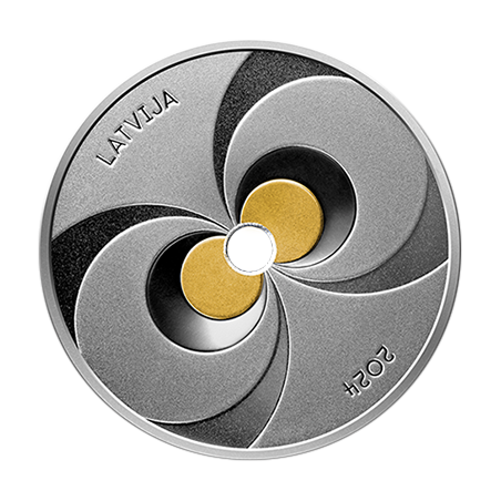 5 Euros Lettonie 2024, BE, ENERGIE