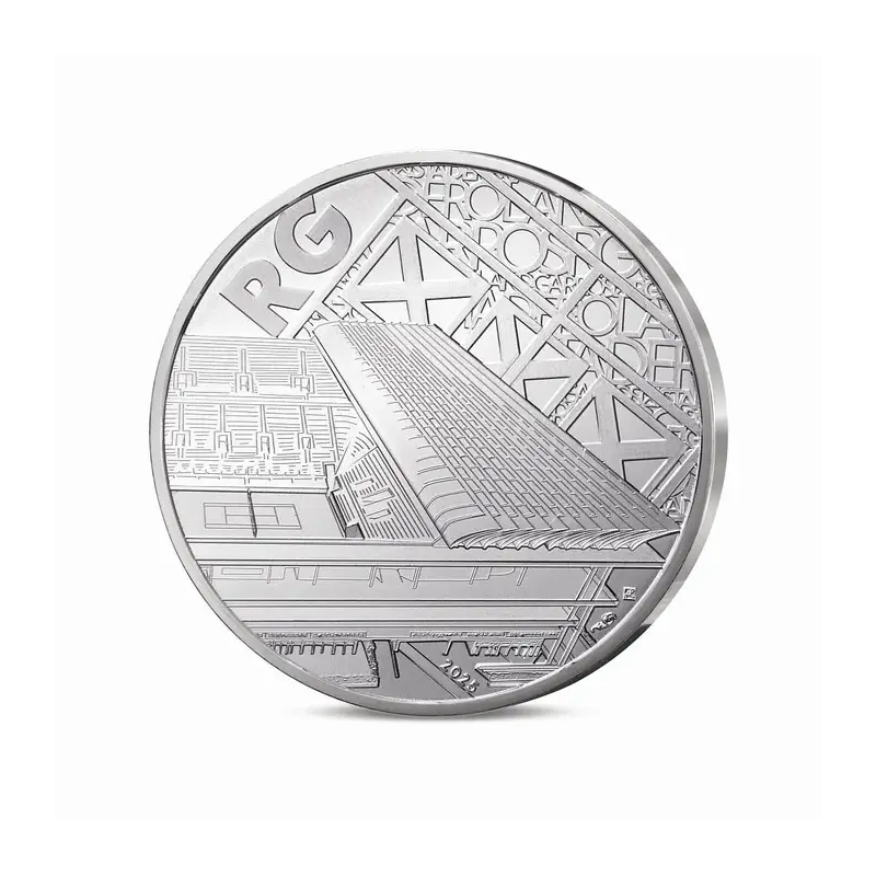 10 euros France 2025, UNC, Roland Garros