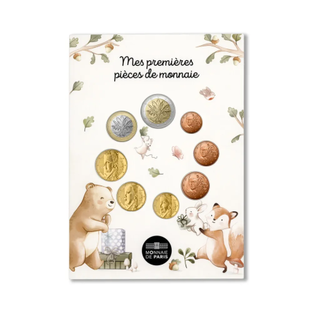 Séries 8 pièces France 2025, FDC, Mes premières pièces