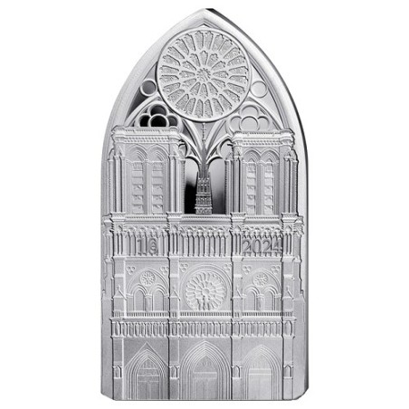 10€ France 2025, BE, "Reconstruire Notre Dame"