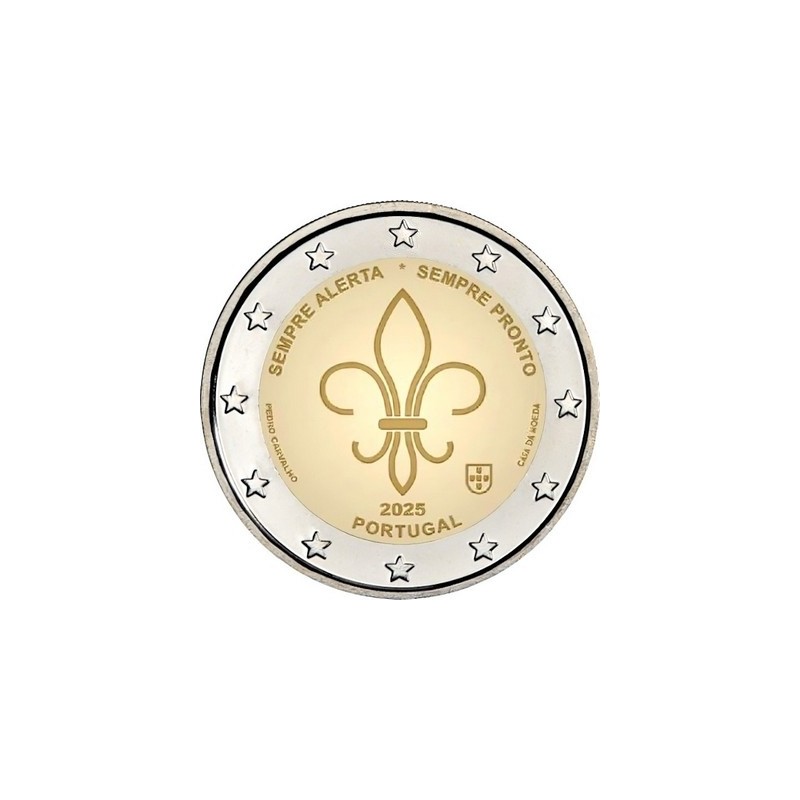 2 euros Portugal 2025, UNC, Scoutisme mondial et mouvements de jeunesse