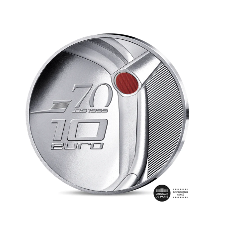 10 Euros France 2025, BE, Les 70 ans de la Citroën DS