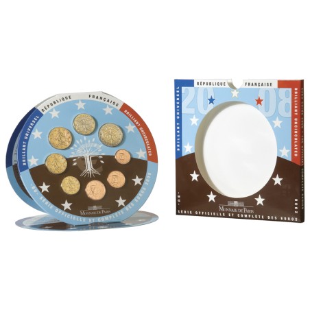 Série 8 pièces, FRANCE 2008, BU, Face Nationale