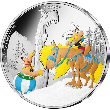 10 Euros France 2022, BE, Astérix et le Griffon - Argent Colorisée