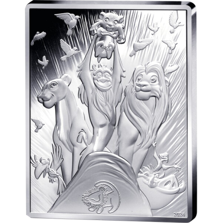 10 Euros France 2024, BE, Les 30 ans du Roi Lion Simba et Nala - Rectangle