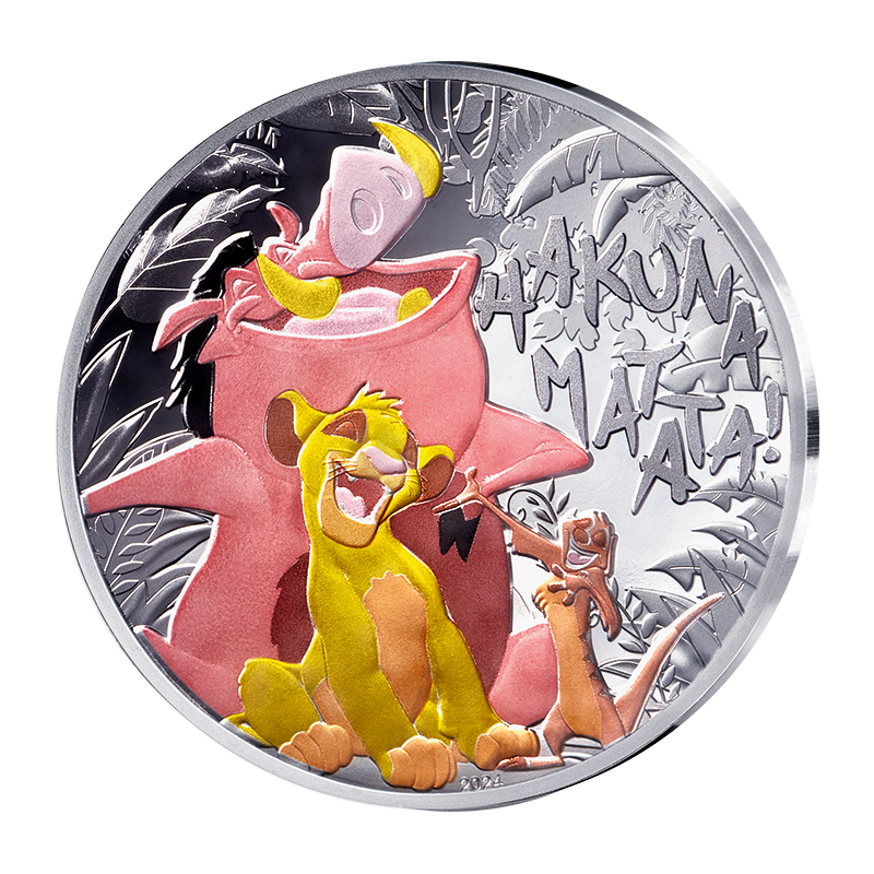 10 Euros France 2024, BE, Les 30 ans du Roi Lion Hakuna Matata - Colorisée