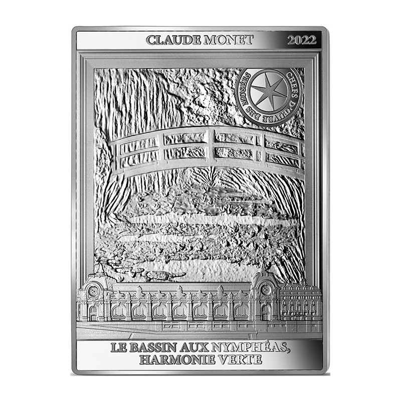 10 Euros France 2022, BE, Le bassin de Nymphéas- Claude Monet