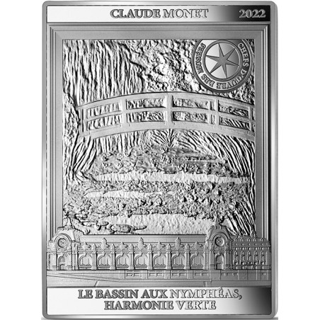 10 Euros France 2022, BE, Le bassin de Nymphéas- Claude Monet