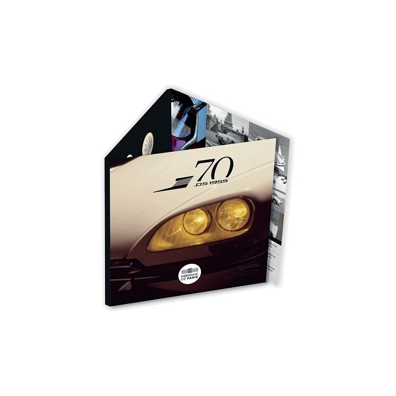 Coffret série 8 pièces euro France 2025 BU - 70 ans de Citroën DS Coffret série 8 pièces euro France 2025 BU - 70 ans de Citroën DS