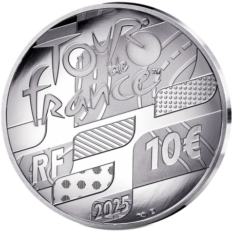 10 euros France 2025, BE, Départ/Arrivée - Tour de France 2025