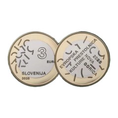 pièce de 3 Euros Slovénie 2025, UNC, Capitale Européenne de la Culture