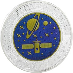 Pièce de 25 Euros Autriche 2015, BU argent et niobium, la Cosmologie