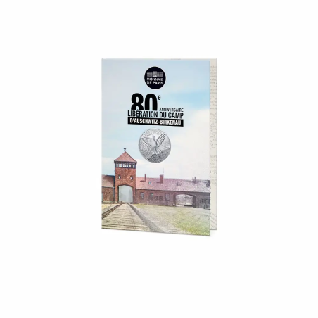pièce de 10€ France 2025, UNC, 80eme Anniversaire de la Libération du Camps d'extermination d'AUSCHWITZ BIRKENAU