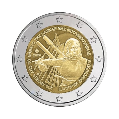 2 euros Grèce 2025, UNC,