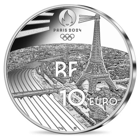 Pièce de 10 Euros France 2023, Argent, Coffret BE, le Louvre - Monnaie de Paris