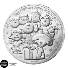 100 euros France 2025, UNC, 75 ans de PEANUTS - SNOOPY