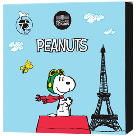 100 euros France 2025, UNC, 75 ans de PEANUTS - SNOOPY