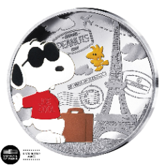10 euros France 2025, BE, 75 ans de PEANUTS - SNOOPY - Colorisée