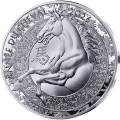 20 Euros France 2026, Argent, Coffret BE, Année du Cheval