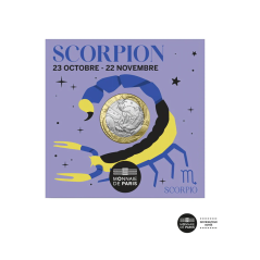 5 Euros, France 2026, UNC, Scorpion, Signe du Zodiaque