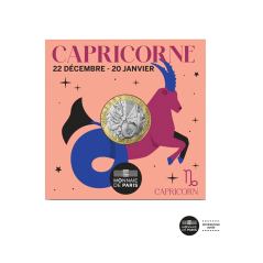 5 Euros, France 2026, UNC, Capricorne, Signe du Zodiaque