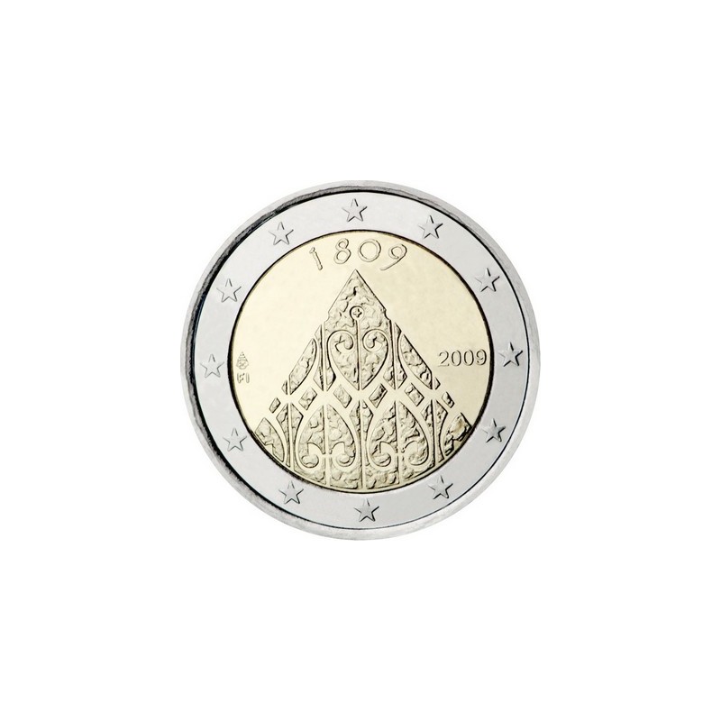 2 Euros Finlande 2009, UNC, 200ᵉ anniversaire de la première Diète et création des institutions du gouvernement de la Finlande