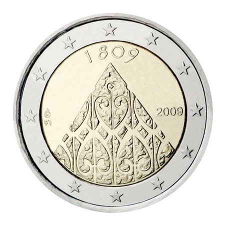 2 Euros Finlande 2009, UNC, 200ᵉ anniversaire de la première Diète et création des institutions du gouvernement de la Finlande