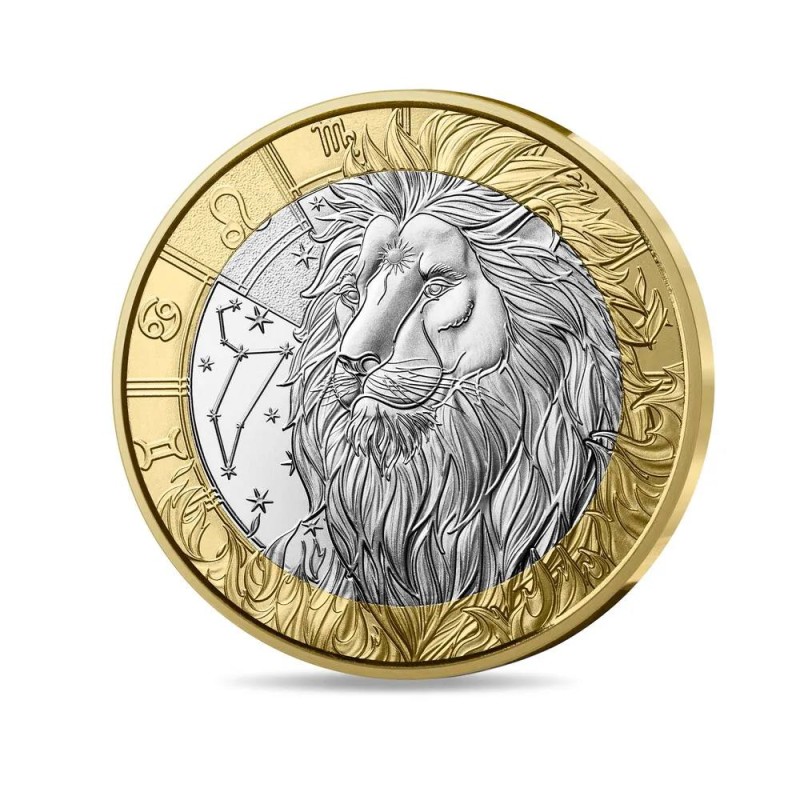 5 Euros, France 2026, UNC, Lion, Signe du Zodiaque