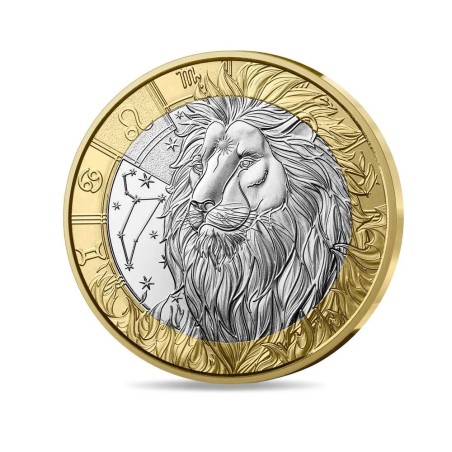 5 Euros, France 2026, UNC, Lion, Signe du Zodiaque
