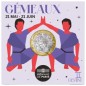 5 Euros, France 2026, UNC, Gémeaux, Signe du Zodiaque