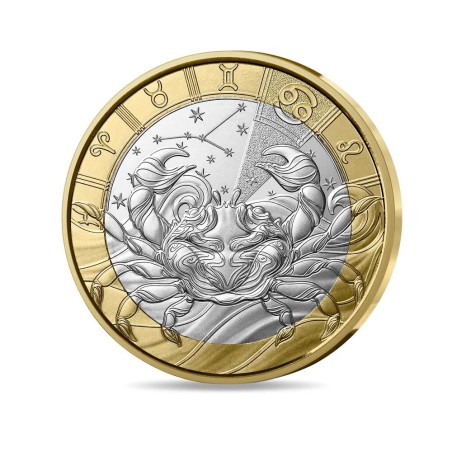 5 Euros, France 2026, UNC, Cancer, Signe du Zodiaque