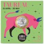 5 Euros, France 2026, UNC, Taureau, Signe du Zodiaque