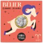 5 Euros, France 2026, UNC, Bélier, Signe du Zodiaque