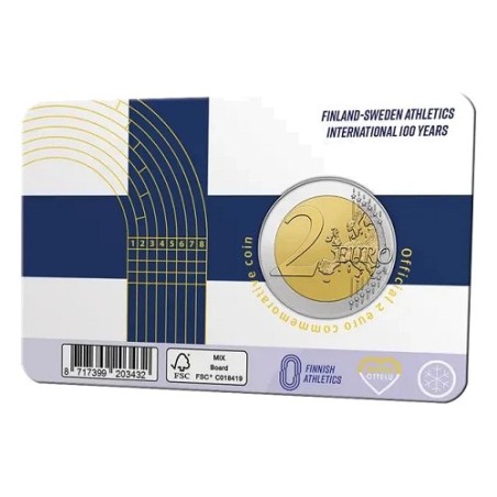 2 euros Finlande 2025, BU, 100 ans du match d’athlétisme Finlande/Suède version Finlandais