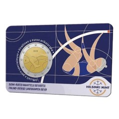 Duo 2 euros Finlande 2025, BU, 100 ans du match d’athlétisme Finlande/Suède version Finlandais et suède