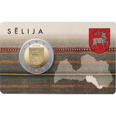 Pièce de 2 euros Lettonie 2025, BU, La région SELIJA