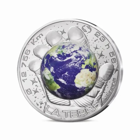 100 euros France 2025, UNC, La Terre, L'odyssée spatiale avec Thomas Pesquet