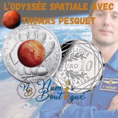 10 euros France 2025, UNC, Mars, L'odyssée spatiale avec Thomas Pesquet