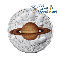 10 euros France 2025, UNC, Saturne, L'odyssée spatiale avec Thomas Pesquet