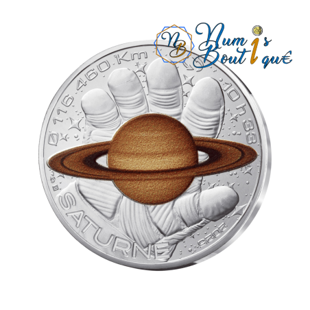 10 euros France 2025, UNC, Saturne, L'odyssée spatiale avec Thomas Pesquet