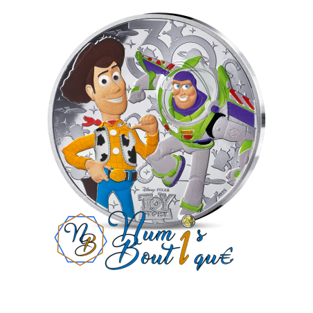 10 euros France 2025, Argent colorisé, BE, Les classiques Disney "Toy Story"