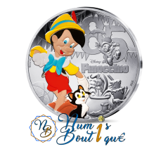 10 euros France 2025, Argent colorisé, BE, Les classiques Disney "Pinocchio"