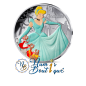 10 euros France 2025, Argent colorisé, BE, Les classiques Disney "Cendrillon"