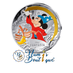 10 euros France 2025, Argent colorisé, BE, Les classiques Disney "Fantasia"