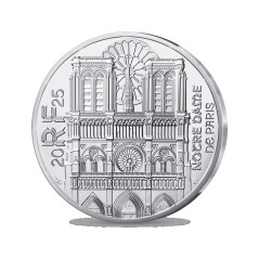 10 euros France 2025, UNC, Notre Dame de Paris