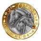 5 euros France 2025, UNC, Les 80 ans de la SPA, les Chevaux 5 euros France 2025, UNC, Les 80 ans de la SPA, les Chevaux