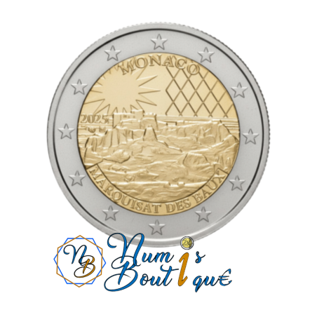 Pièce de 2€ Monaco 2025, BE, Marquis des Baux