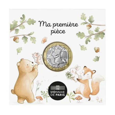 5 euros France 2026, UNC, Ma première pièce, Bimétallique