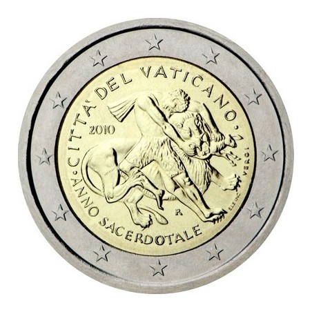 2 Euros Vatican 2010, Coffret BU, Année du sacerdoce