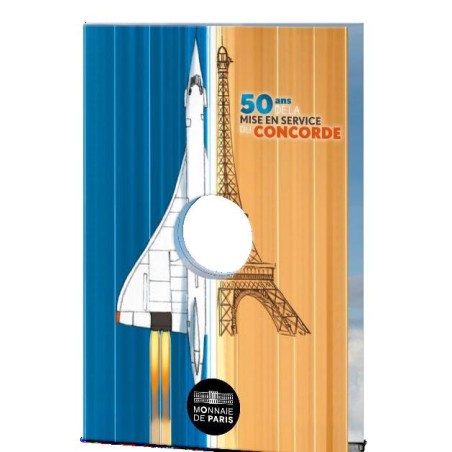10 euros France 2026,Argent UNC, Les 50 ans du Concorde